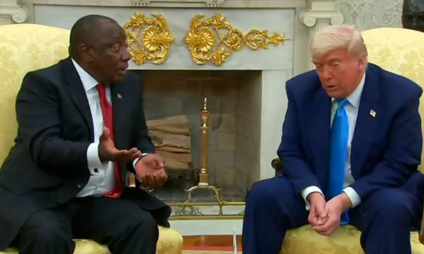 South Africa's President Jabs Trump During White House Meeting: 'I'm sorry I don't have a plane to give you'