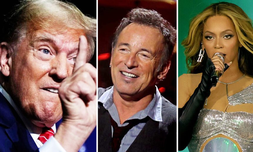 Trump Demands ‘Major Investigation’ Into Bruce Springsteen, Beyoncé’s 'Political Scam’ in Wild 3AM Rant