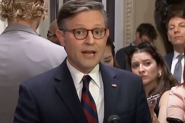 Mike Johnson Heckled After Falsely Claiming Sen. Padilla ‘Charged’ Kristi Noem and Demanding Censure