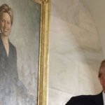 Trump Takes Down Hillary Clinton’s Portrait, Puts Up Meme of Himself Instead