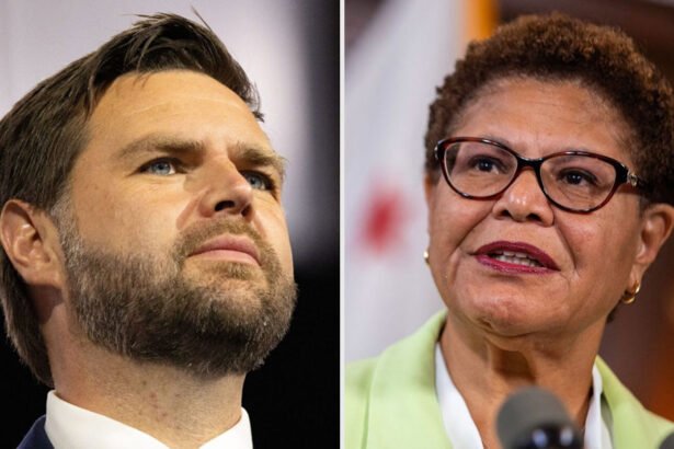 LA Mayor Karen Bass Fires Back at ‘Disrespectful’ JD Vance Over Offensive Slip-Up: 'How Dare You'