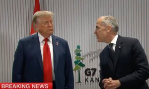 Watch: Mark Carney Cuts Off Trump’s Rant on ‘Blue Cities’ in Awkward G7 Moment