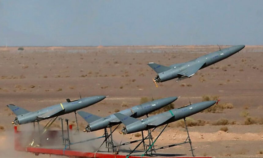Iran Launches Massive Swarm of Drones Toward Israel After Israeli Airstrikes
