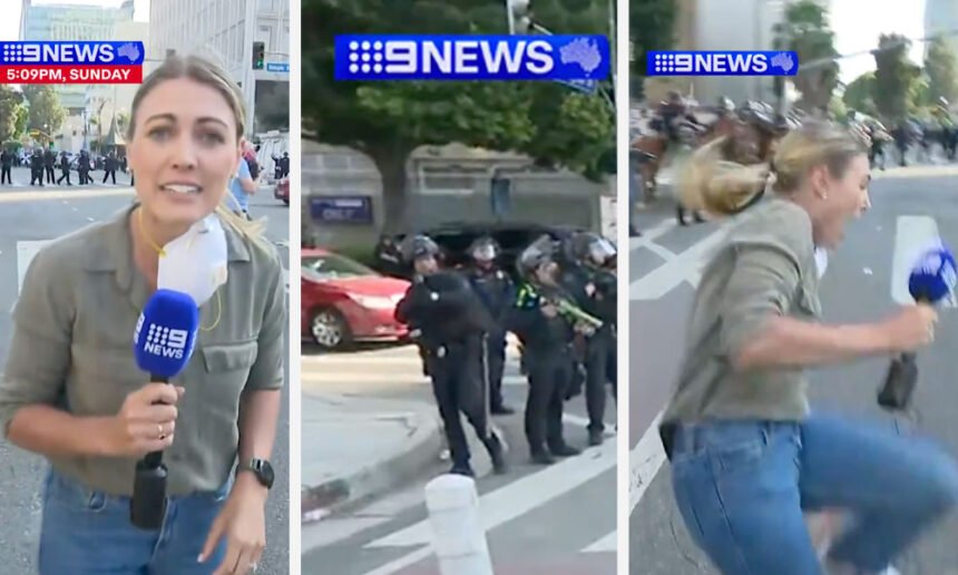 Australian Reporter Shot With Rubber Bullet at Close Range While Reporting on LA Riots