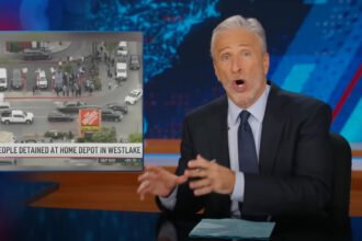 ‘Why Now?’: Jon Stewart Says Trump Sparked LA ICE Chaos to Distract From Epstein Bombshell