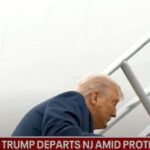 Trump Trips, Nearly Falls Boarding Air Force One