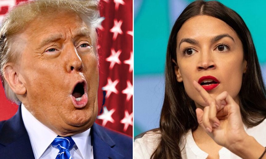 Trump Goes After AOC in Vicious Social Media Post, She Hits Back Hard