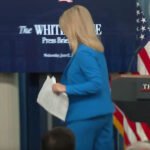 Trump’s Press Sec. Abruptly Ends Press Briefing, Leaves Room Amid Tough Free Speech Questions