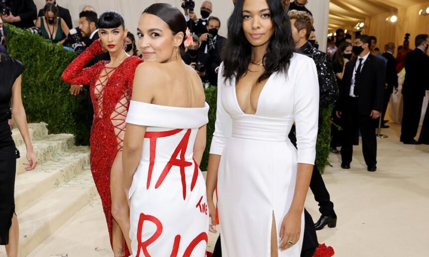 GOP-Led House Ethics Panel Orders AOC to Pay Nearly $3K Over ‘Tax the Rich’ Dress