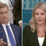 ‘No One Believes This’: Fox News’ Peter Doocy Confronts Karoline Leavitt on Epstein Client List as MAGA World Erupts Over 'Cover-Up'