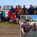 Mexican Firefighters Join Search for Flood Victims in Texas Hill Country