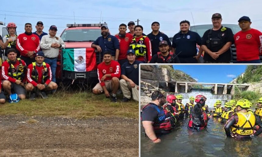 Mexican Firefighters Join Search for Flood Victims in Texas Hill Country