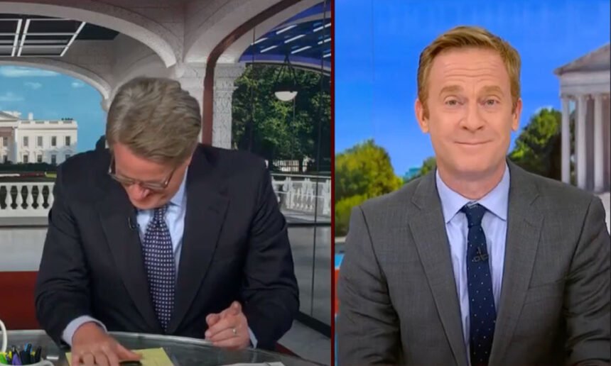 Watch: Morning Joe Bursts Out Laughing While Mocking Pam Bondi’s Claim About Epstein Video Gap