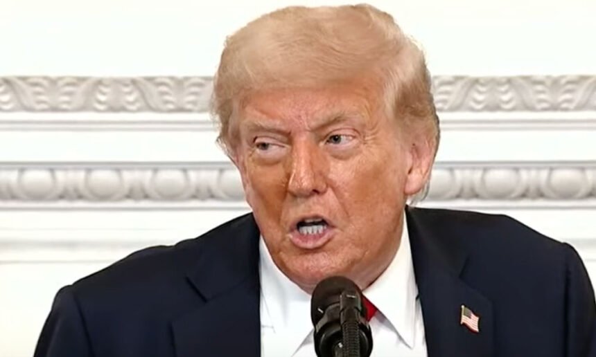 Trump Slams Democrats as ‘Evil’, Attacks Mitt Romney in Profanity-Laced Rant at Faith-Based White House Event