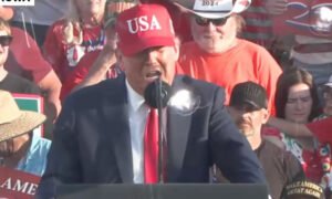 Watch: Trump Casually Slips Antisemitic Slur on Stage During Iowa Rally