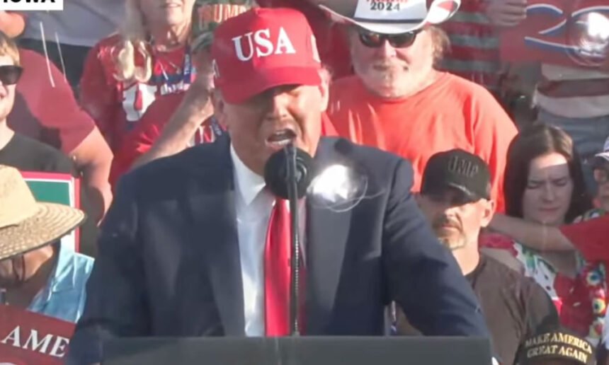 Watch: Trump Casually Slips Antisemitic Slur on Stage During Iowa Rally