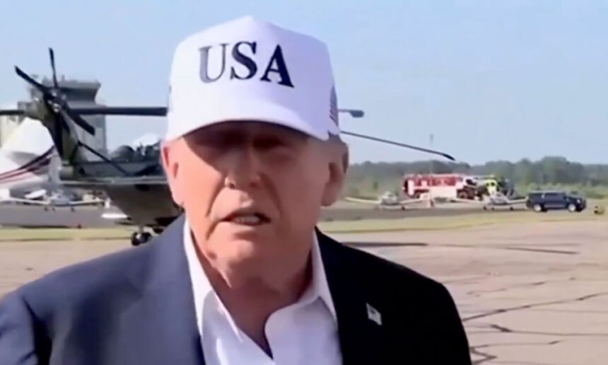 Trump Dodges Question on Texas Death Toll, Pins it on 'Biden Setup'