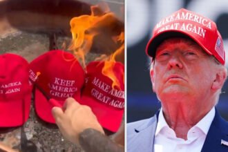 'We’re Done': Furious Trump Fans Burn Their MAGA Hats Over Epstein COver-Up