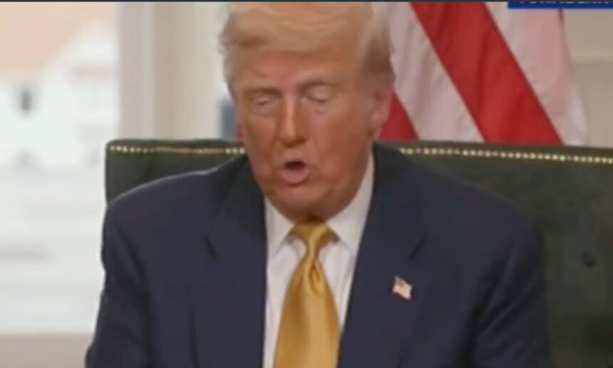 Trump Roasted for ‘Embarrassing Gibberish’ and ‘Total Mental Collapse’ in New Ramble in Europe
