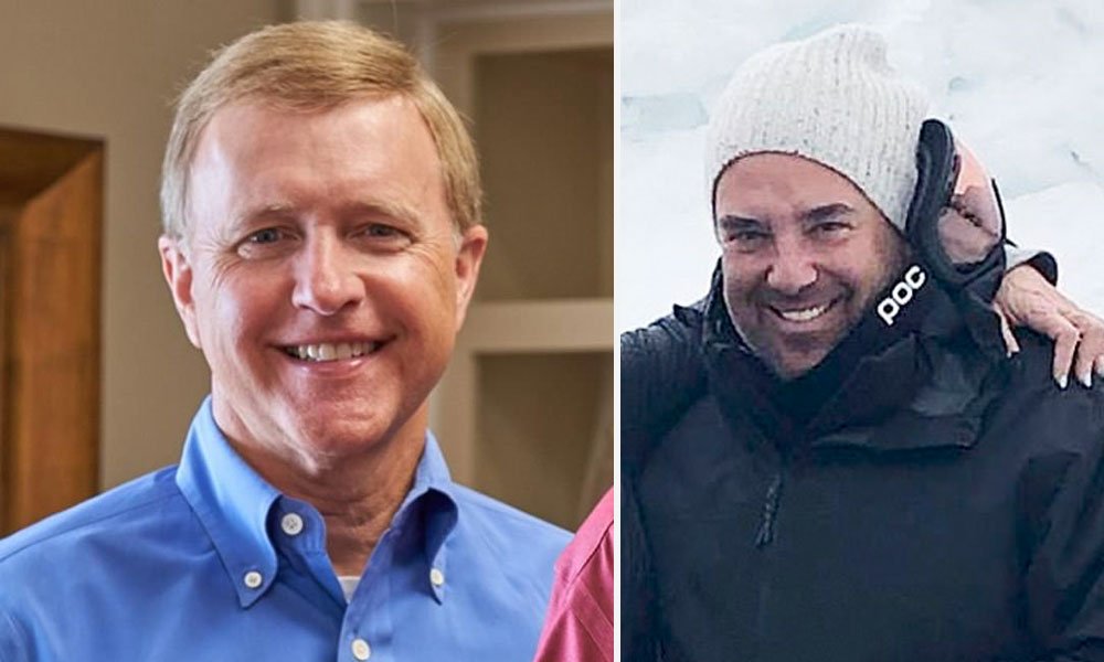 (L-R) Mark Middleton was found hanged and shot in Arkansas in 2022. Thomas Bowers, a Deutsche Bank was found hanged in 2019. (Photos from archive)