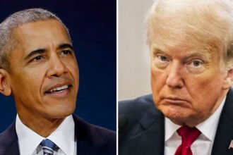 Trump Orders Obama’s White House Portrait Hidden from Public View Below Staircase
