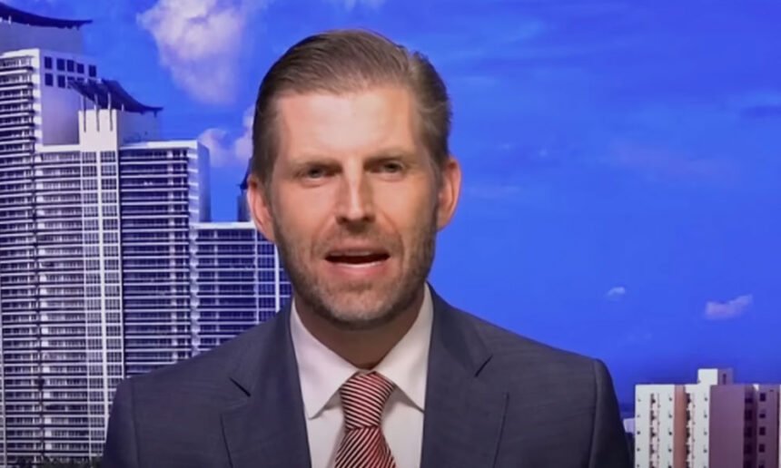 'My Father Doesn’t Draw': Eric Trump Uncorks Hilarious Defense of Epstein Birthday Drawing