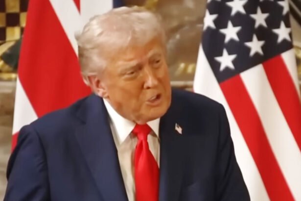 Watch: Trump Insults Jimmy Kimmel When Confronted on Free Speech by UK Reporter