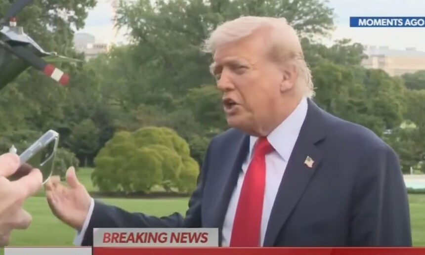 Trump Asked About Charlie Kirk’s Death, Talks About 'Magnificent' White House Ballroom Instead