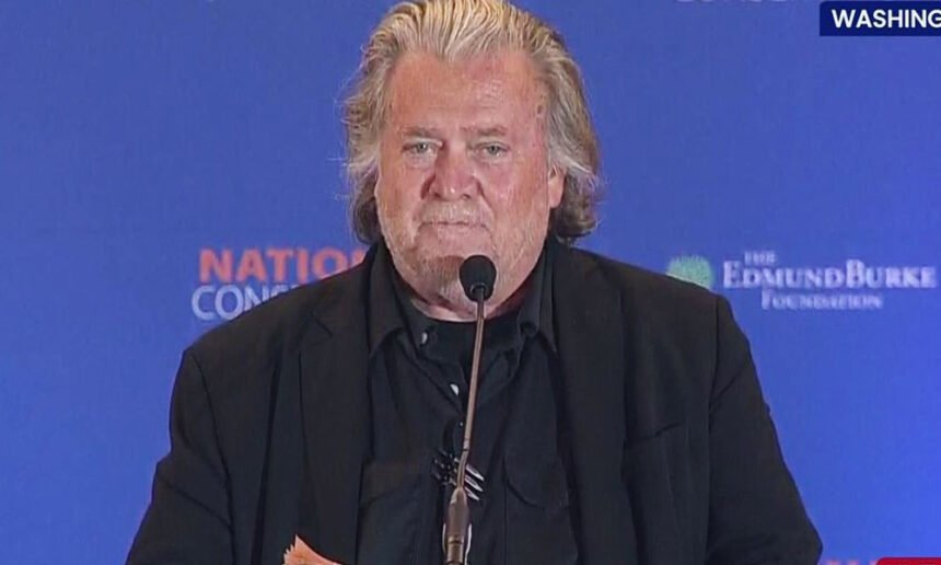 Steve Bannon Humiliated After Hardly Anyone Shows Up for Civil War Speech