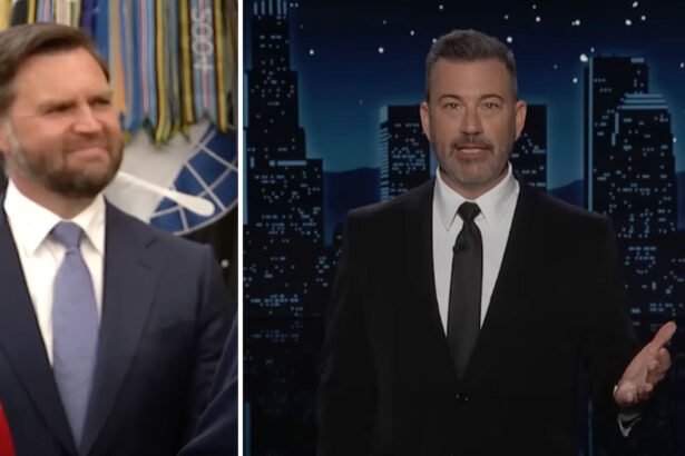 Jimmy Kimmel Roasts JD Vance for Grinning at Trump Death Rumors: 'He Lights Up Like a Christmas Tree