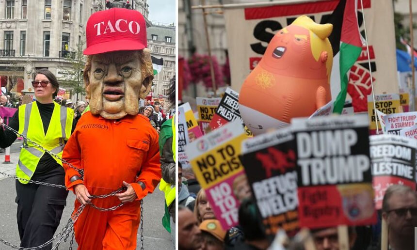 ‘Go Home, Pedophile’: Thousands Protest Trump in London — Even 'Grannies Against Trump' Show Up