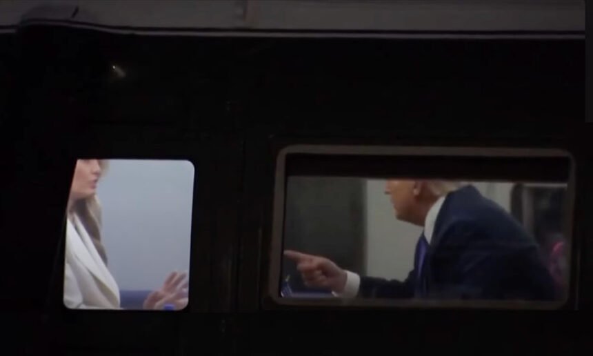 Caught on Video: Heated Exchange Between Trump and Melania Aboard Marine One