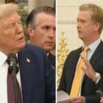Trump Blames AI After Viral Video Shows Black Trash Bags Flying Out of White House — Says Windows 'Can’t Open'