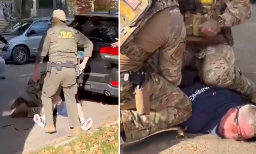 ICE Agents Kneel 67-Year-Old U.S. Citizen, Break Six Ribs as Children Watch on Halloween Street