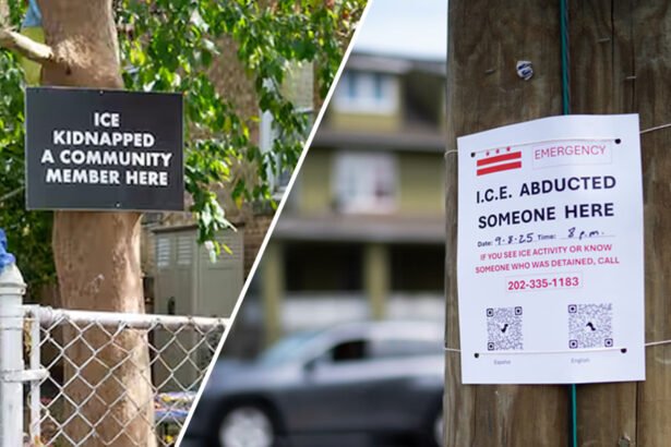 ‘ICE Kidnapping’ Signs Are Popping Up Around D.C. —And the White House Is Freaking Out