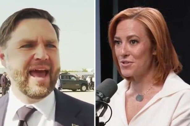 'The Second Lady Can Speak for Herself': JD Vance Lashes Out After Psaki Jokes His Wife Needs 'Rescuing'