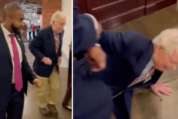 Mitch McConnell Collapses After Reporter Asks About ICE 'Kidnapping' Working People