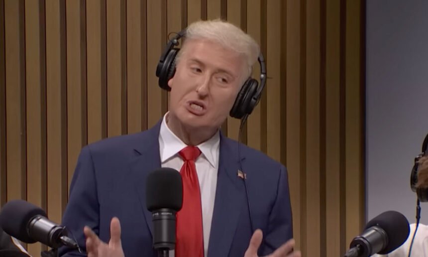 SNL 'Podcast' Torches ‘King’ Trump Over Santos Pardon and Heaven Anxiety