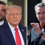 ‘Put Lives at Risk’: Newsom Rips Trump and Vance After Artillery Shell Explodes Over California Freeway, Hits CHP Vehicles