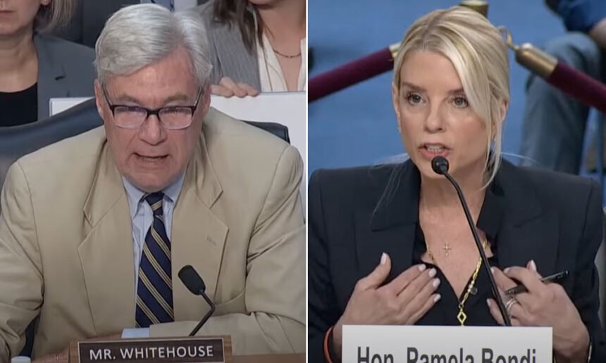 Senator Grills Bondi on $50K Sting Cash: 'Did Homan Keep It?' She Won’t Say