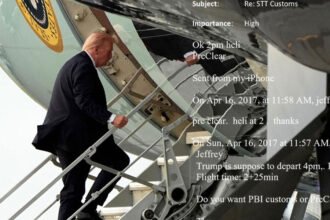 Epstein’s Flights Were Coordinated With Trump’s Schedule Multiple Times During First Term, New Emails Show