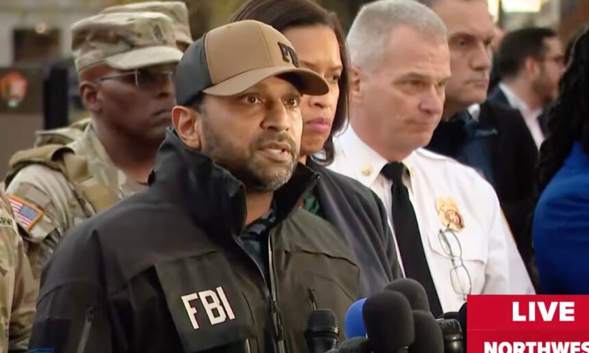 Kash Patel Fact Checked on Live TV After Vowing Manhunt for National Guard Shooter... Who’s Already in Custody