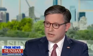 Mike Johnson Accuses Democrats of Weaponizing the Epstein Files, Insists Trump Is ‘Clean’