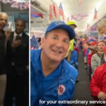 Obama Just Surprised an Entire Aircraft Full of Veterans on Veterans Day