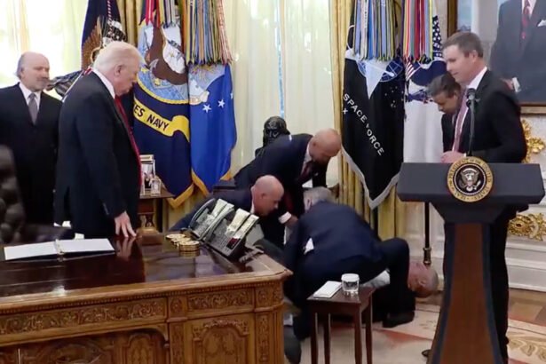 Medical Emergency in the White House as Pharma Exec Drops to the Ground in Oval Office