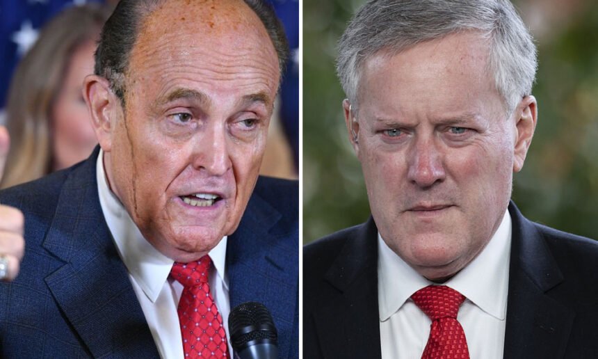 Trump Pardons Giuliani, Meadows, and Other Co-Conspirators in 2020 Election Coup Attempt