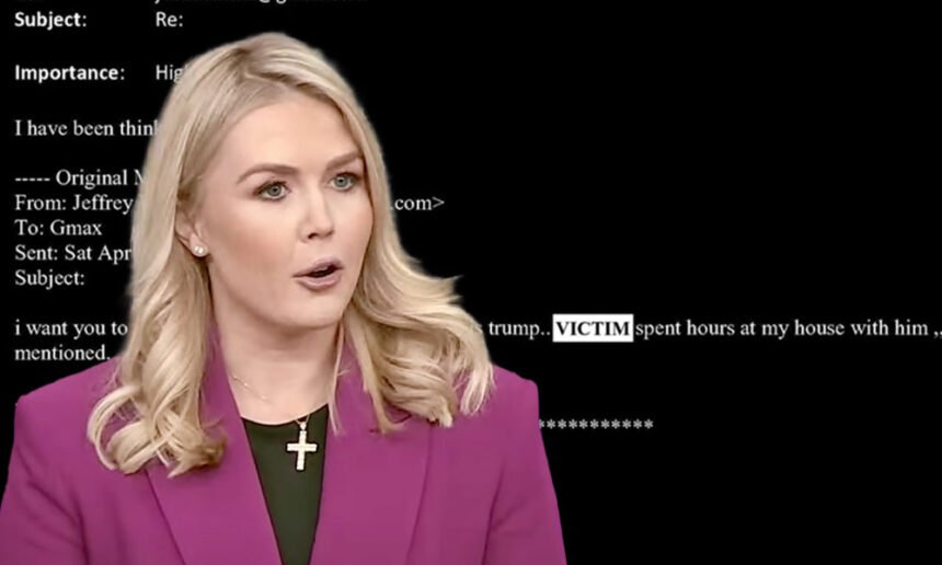 White House Spins Epstein Emails as 'Fake Narrative' to 'Smear' Trump