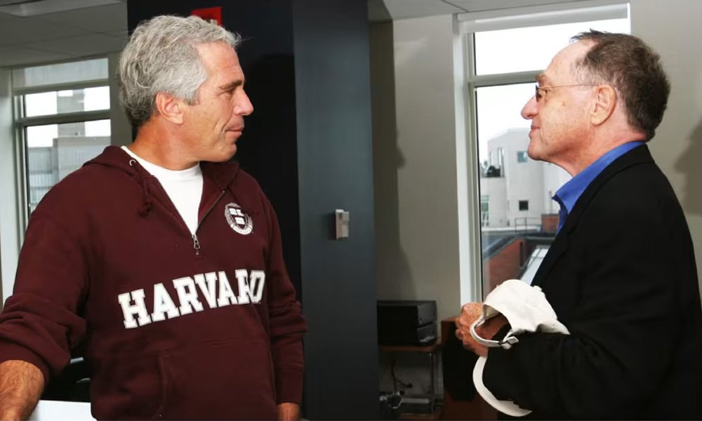 Jeffrey Epstein with Alan Dershowitz.