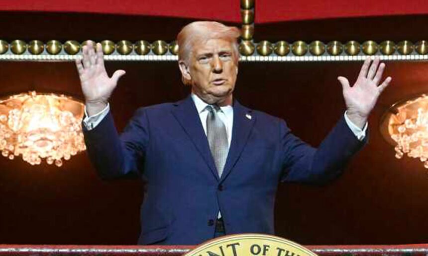 ‘Looks Like a Foreign Flag’: Staff Mock Trump’s Bizarre MAGA Kennedy Center Makeover