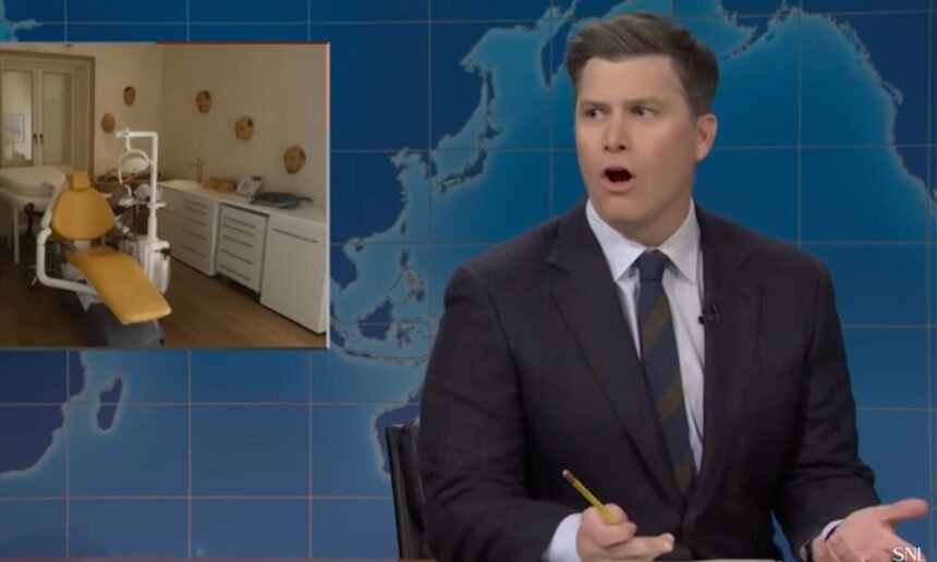 Audience Gasps After Colin Jost Drops SNL’s Darkest Epstein Joke